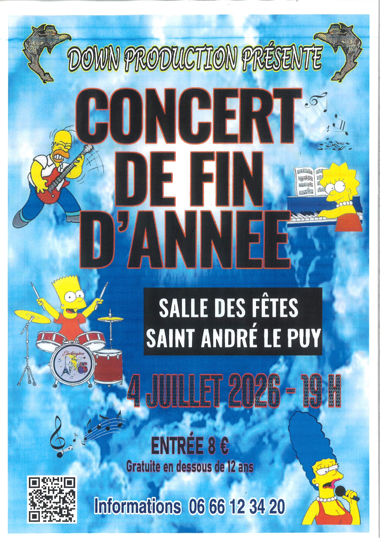 Concert de l’Ecole de musique « Down production »