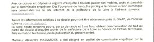 Enquête publique / Préfecture de la Loire